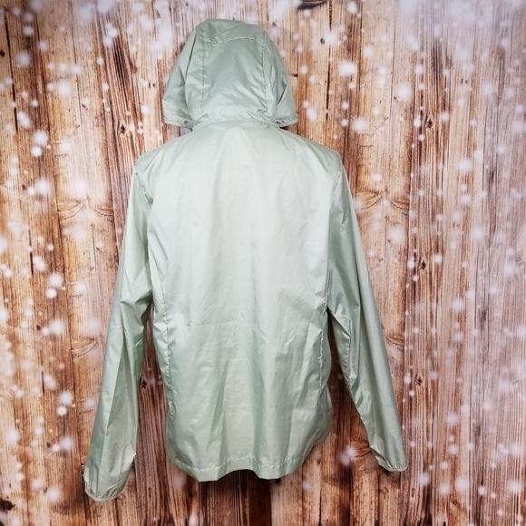 32 Degrees Cool Athletic Green Women M Windbreaker Activewear Zip-Up Rain Jacket - Picture 10 of 14